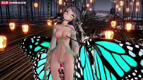 【福利姬】【MMD】极乐净土虫奸激舞